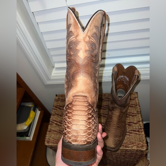 Dan Post Cowboy Python Skin cowboy boots - Picture 5 of 9